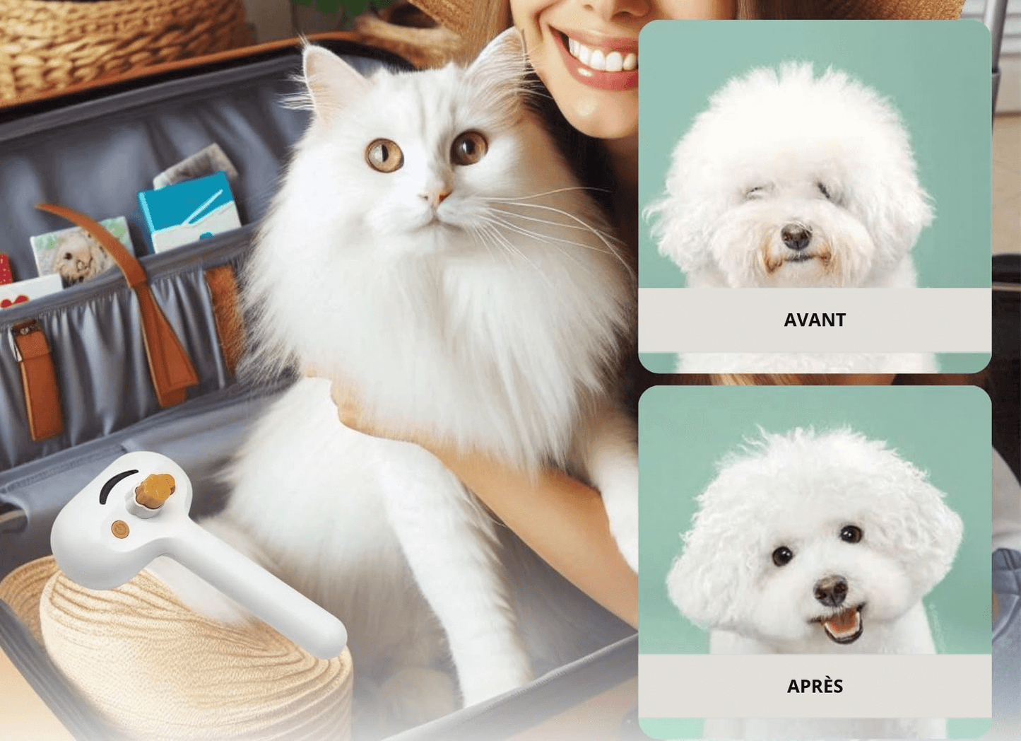 Brosse pour animaux FURAZE™