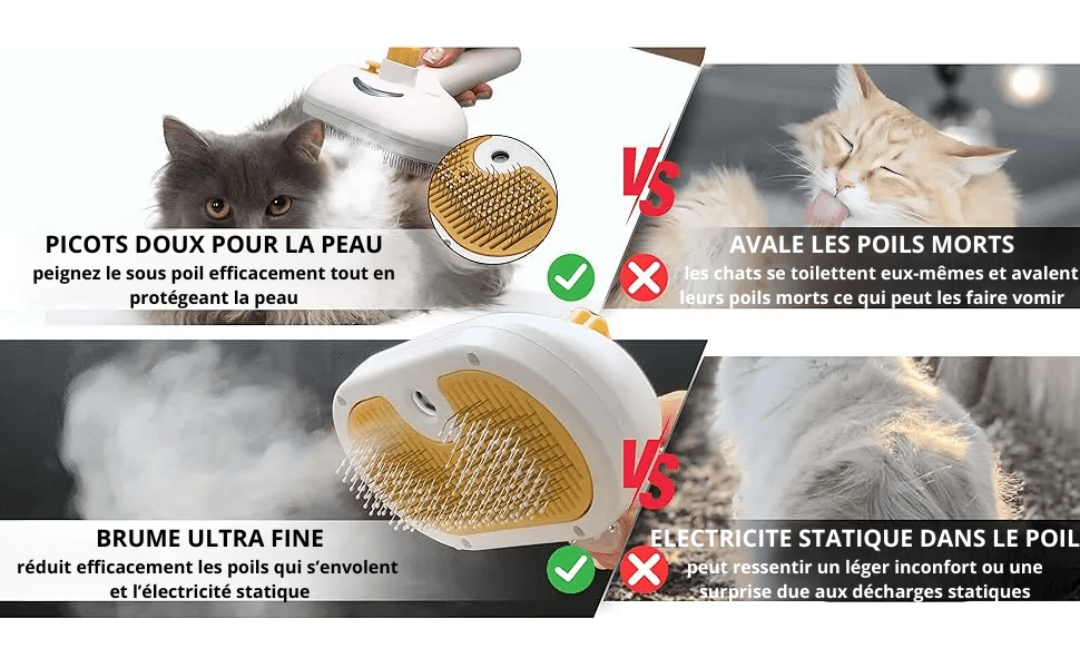 Brosse pour animaux FURAZE™